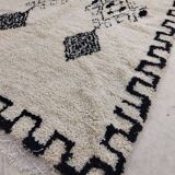 Handmade wool Berber rug 268x188 cm