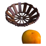 Wooden fruit basket