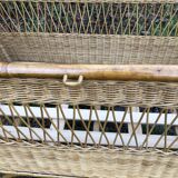 Rattan cot