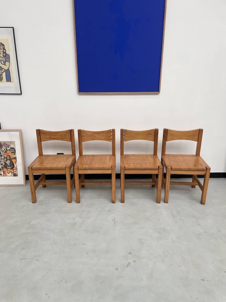 Table pin et chaises « hongisto » Ilmari Tapiovaara