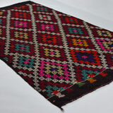 Anatolian handmade kilim rug 274 cm x 173 cm