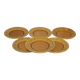 6 assiettes à dessert anglaises Royal Worcester