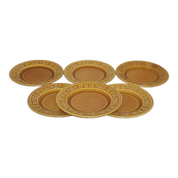 6 assiettes à dessert anglaises Royal Worcester