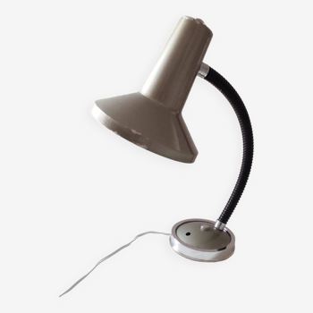 Lampe années 70 flexible email et chrome