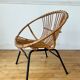 Rattan basket chair