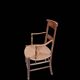 Old Provençal straw chair