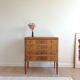 Commode ancienne art déco chêne massif - 4 tiroirs renovée