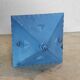 Old wall lamp vintage lantern hall and outdoor patina blue pastel