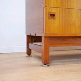 Mid-Century Andre Monpoix 1967 Teak Sideboard
