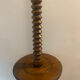 Vintage reading lamp in turned wood, Charles Dudouyt style with t
