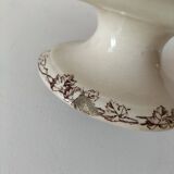 Antique pedestal plate – KG Lunéville – “Printemps” model – circa 1875