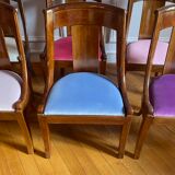 Empire style dining room: extendable table and 6 chairs