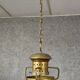 Pair of antique marine suspensions in gilded brass.
