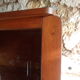 Furniture secretary vintage wood and rattan