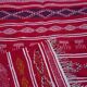 Red corridor handmade carpet large 280x125cm