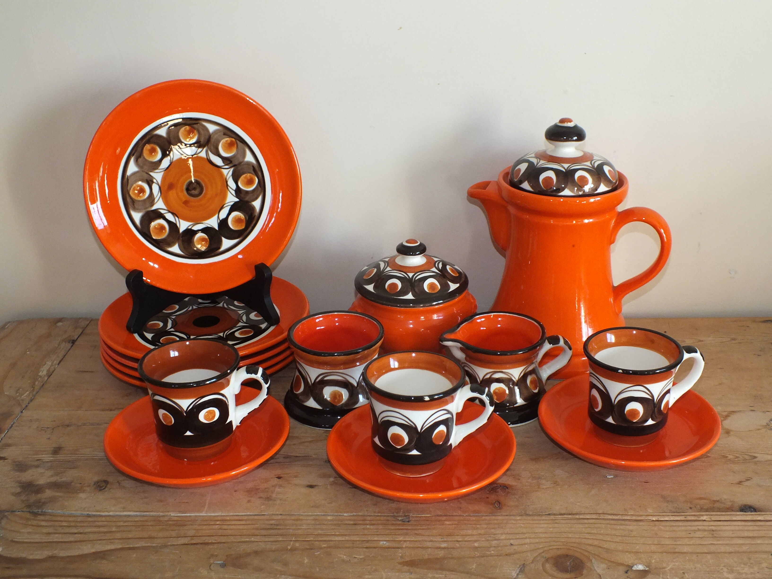 Vintage coffee service Space Age 1970 SMF Schramberg Sambesi