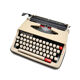 Brown brownsviga brother typewriter revised new ribbon