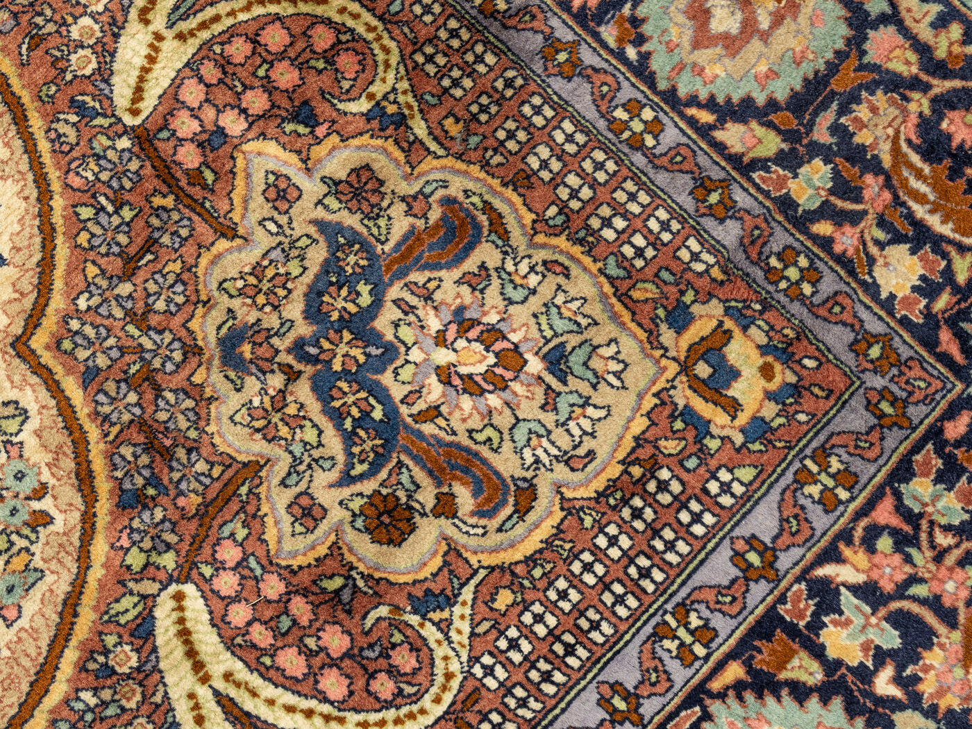 Tapis Ghom des années 1960 186 x 293