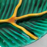 Vallauris ceramic tropical leaf tray, 1950s/1960s