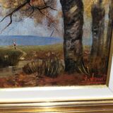 Oil on canvas by J.Jaquet