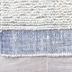 Tapis marocain 100% laine bleu et blanc 136x211 cm