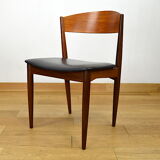 4 vintage scandinavian chairs in teak jydsk mobelindustri 1960