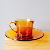 Amber coffee cups 70s