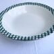 Serving dish Digoin & Sarreguemines "Scottish" pine green and gold years