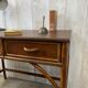 Rattan console/desk