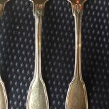 Set of 12 teaspoons in silver vermeil punch Minerve model net