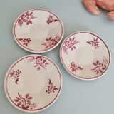 Mini vintage earthenware plates, dinette
