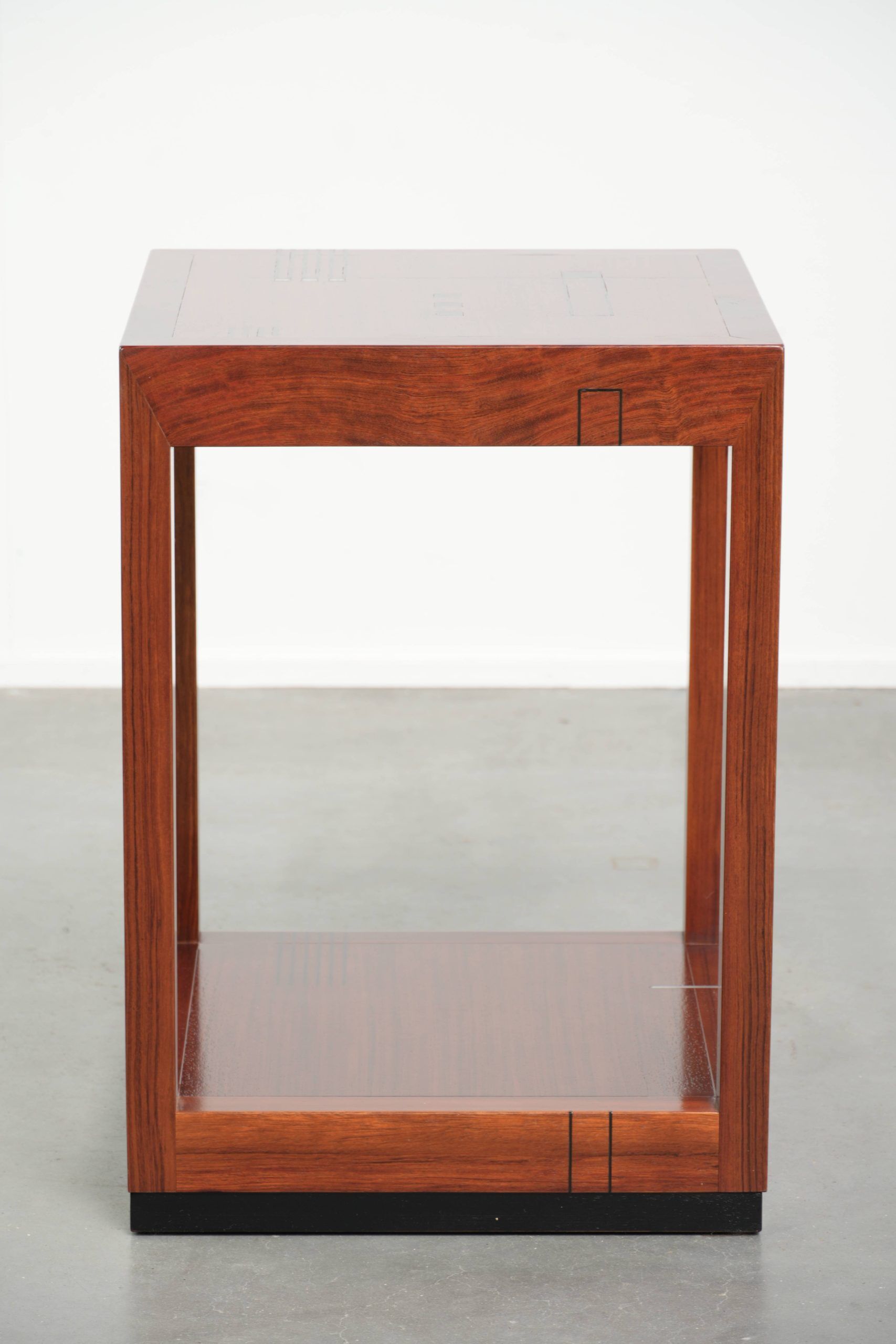 Special tall square Art Deco  design side table
