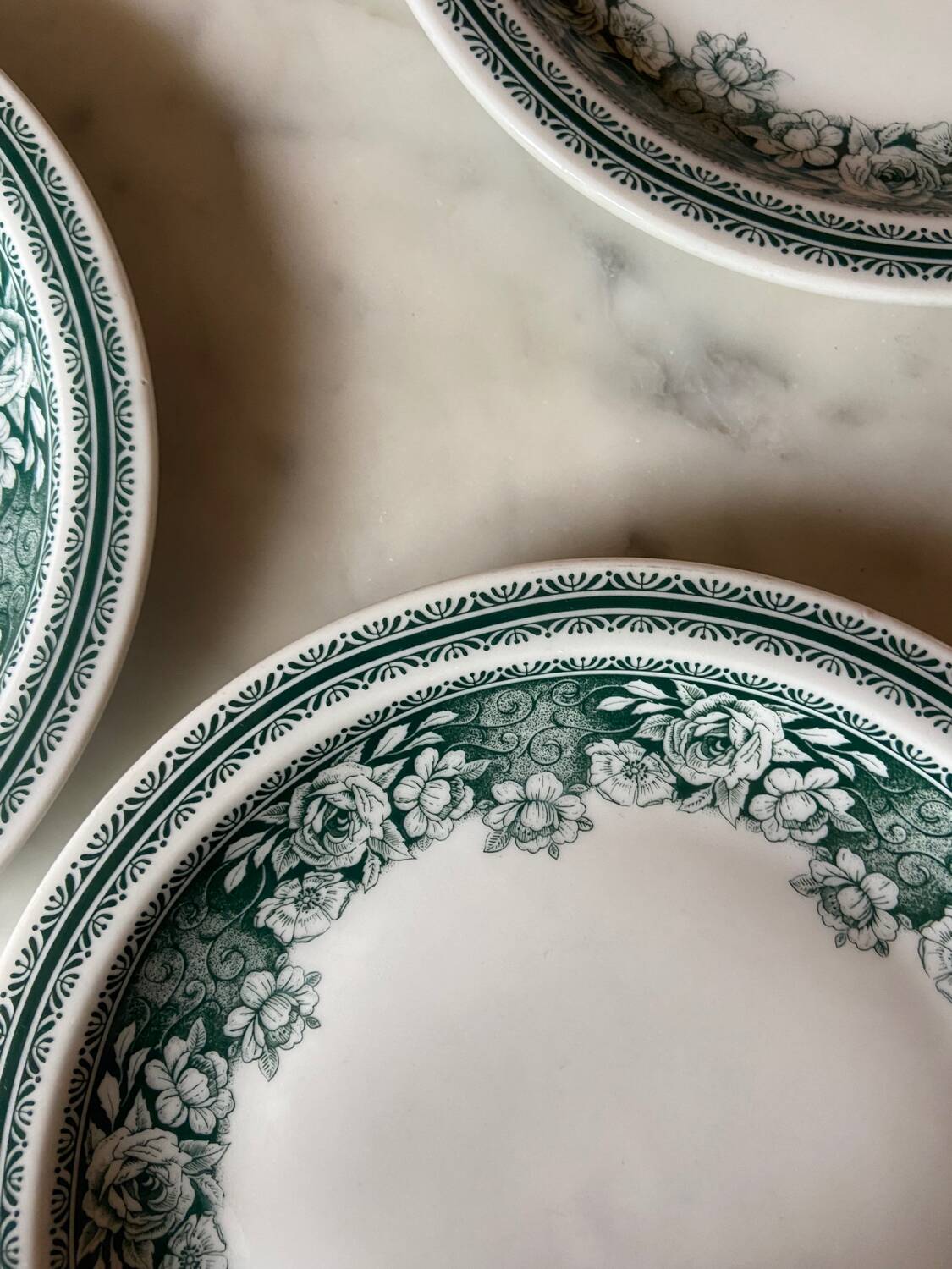 Série de 6 assiettes vintage