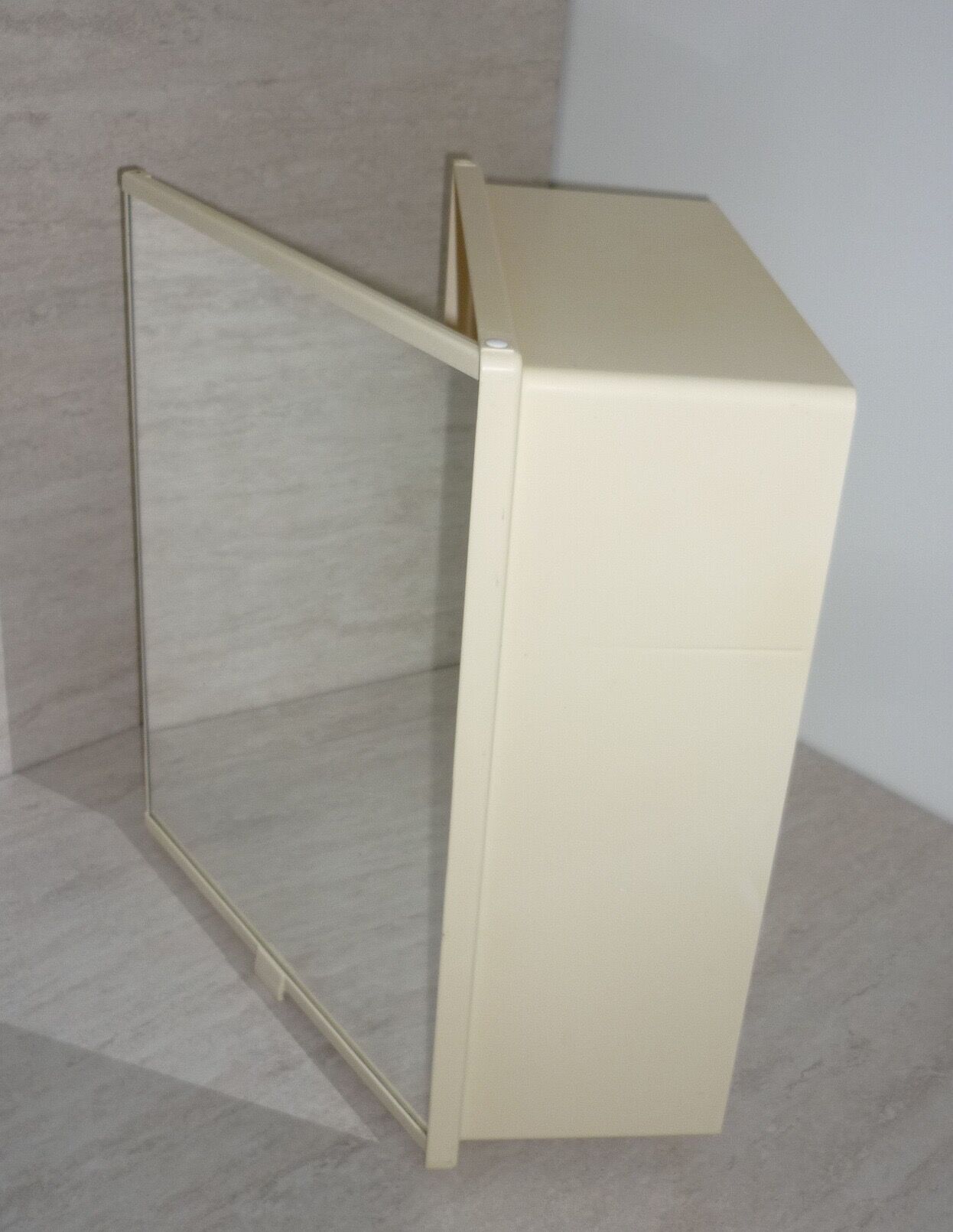 Vintage toilet cabinet with mirror