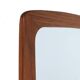 Mid-century teak mirror / Danish modern design / 1960s