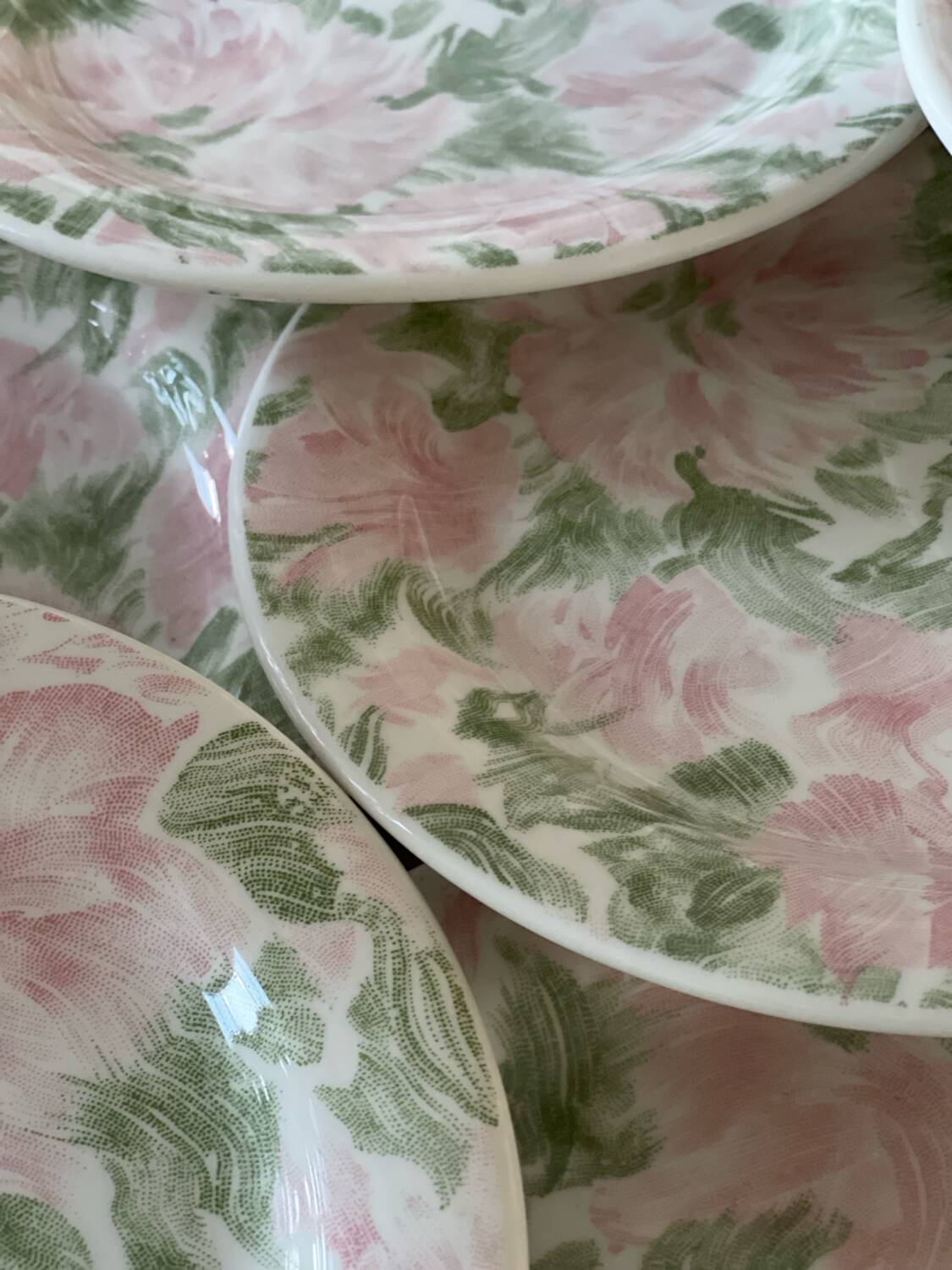 6 Quadrifoglio dessert plates.