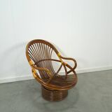 Rotan manou draai stoel