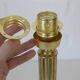 Vintage Brass Table Lamp Base / Hollywood Regency Lamp / Neoclassical Light
