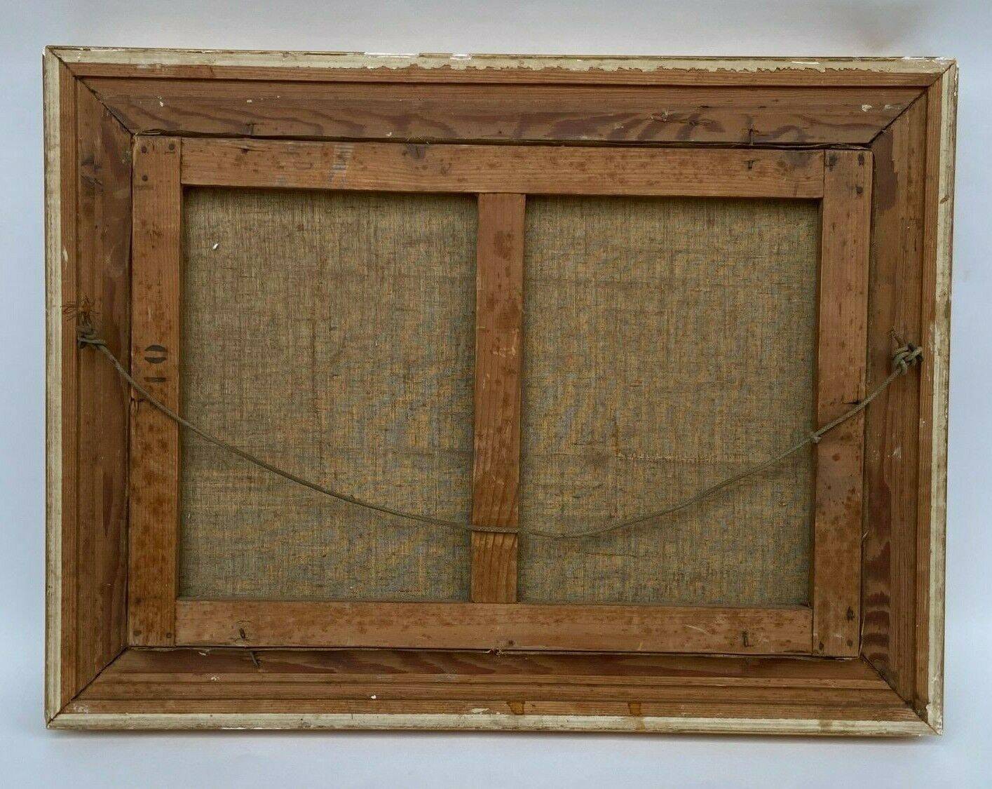 Oil by Lhopin or Hopin signature to identify woman cows Barbizon late 19th century