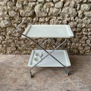 Folding PVC dessert table – Italian design – 1980s
