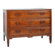 French Rustic Chest of Drawers in Oak with 3 Drawers, 1850s