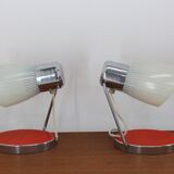 Pair of mid-century table lamps by Drupol 1960