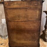 Verriot display case in rosewood, 19th century