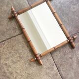Bamboo frame mirror  60 years - 51x40cm