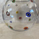 Art glass round vase, Millefiori technique (Murano style)