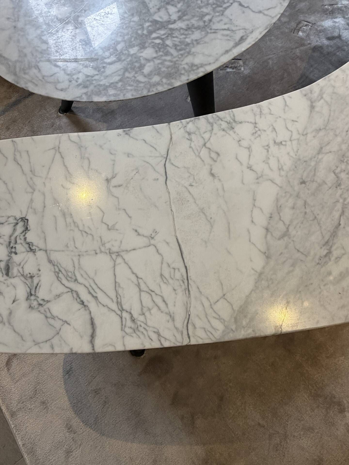 Marble coffee table