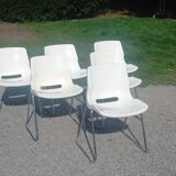 Set de 6 chaises design Svante Schöblom Overman éditeur 1970 Sweden