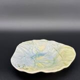 Water leaf ceramic bowl signed Annette Boyer