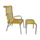 Set armchair relax scoubidou and ottoman sound of the 60s