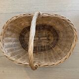Panier en osier grand format